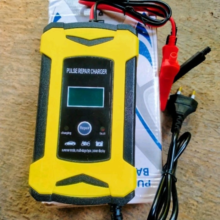 Foxsur 12 V 5A Motor Mobil Bater Charger aki repear