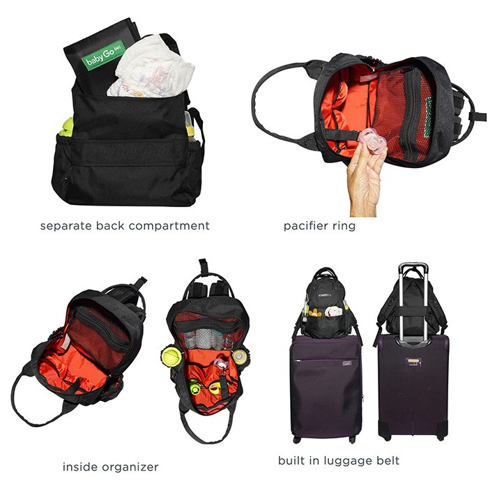 Babygo Inc Luna Diaper Bag Baby Go