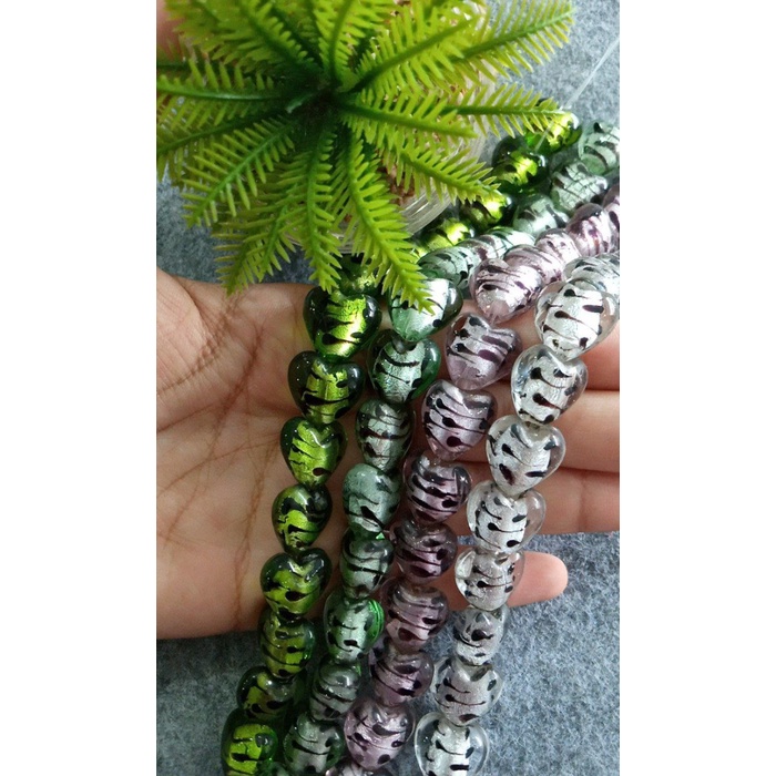 

langsung order saja] HEART BEAD GLASS FOIL LOVE #2