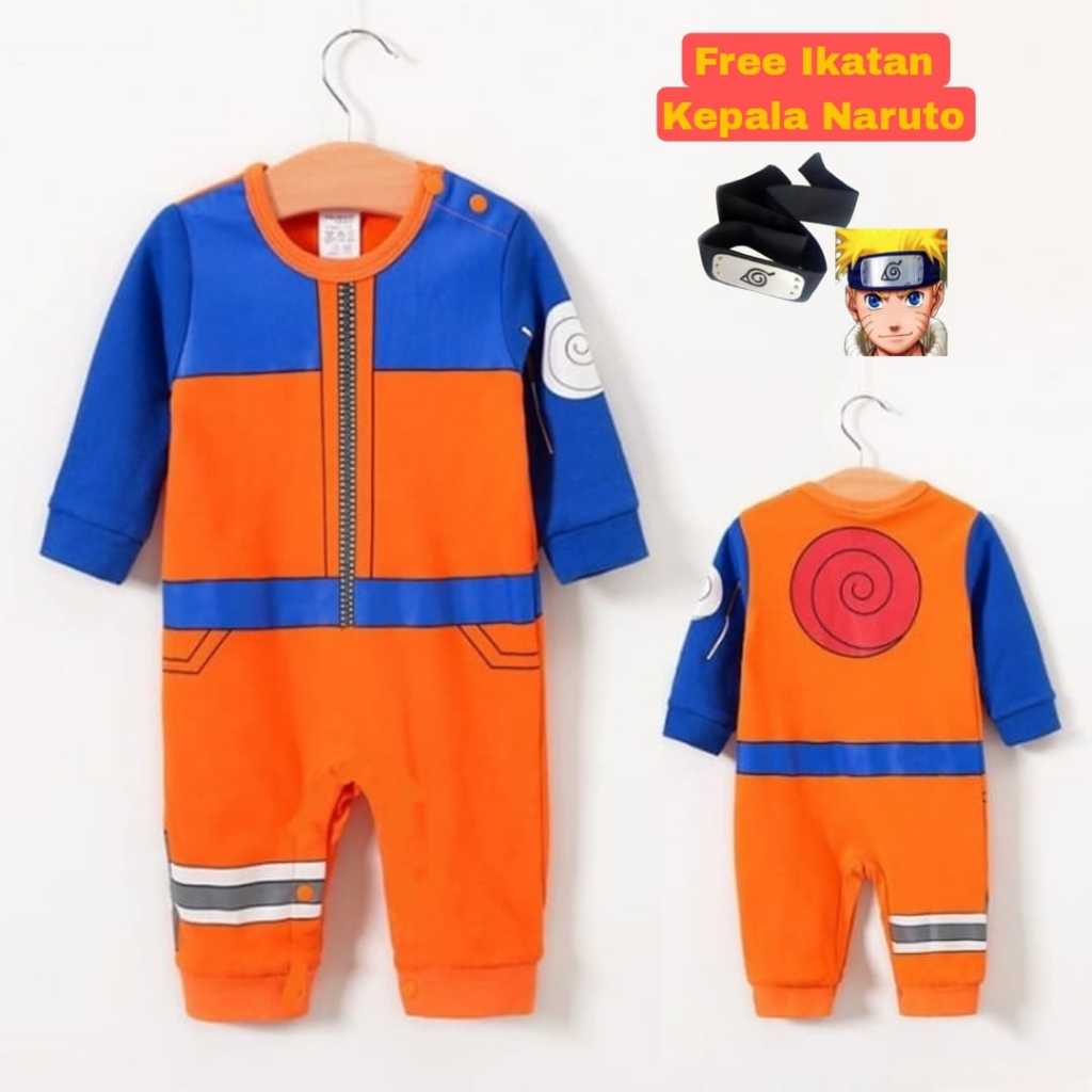 Kostum baju anak NARUTO FREE IKAT KEPALA NARUTO