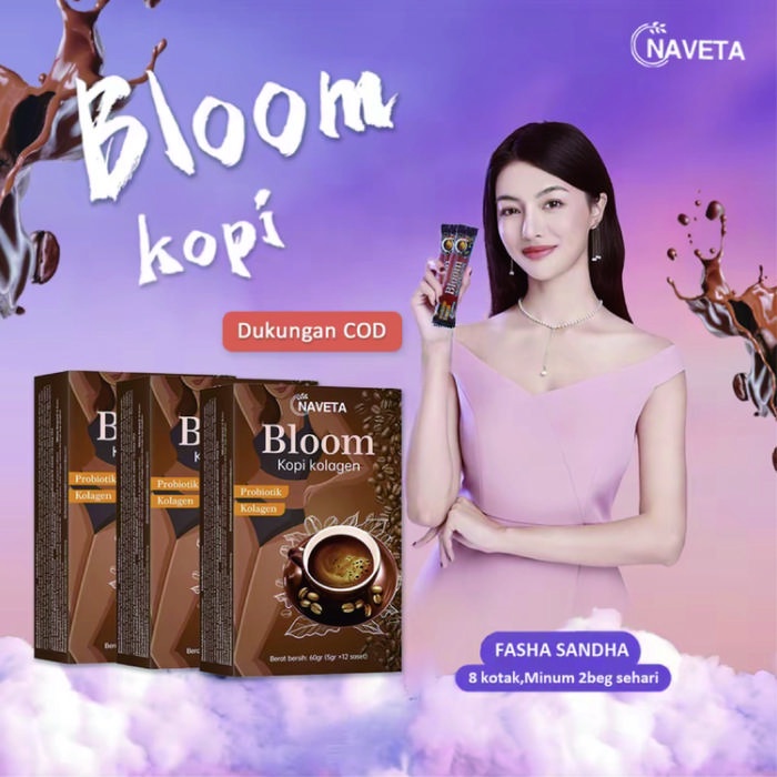 

Bloom Collagen Coffee 60g KOPI COLLAGEN - 1 BOX ISI 12 SASET