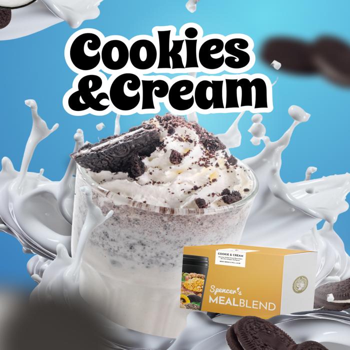

Spencer's MealBlend Cookies & Cream - Minuman Pengganti Makan Sarapan Praktis - Multigrain Drink (15