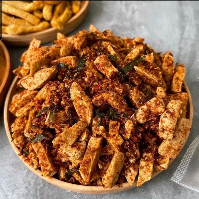 

1KG Basreng Pedas Daun Jeruk Aneka Snack & Food Makanan Pedas Rempah Melimpah Tanpa PO Bayar Di