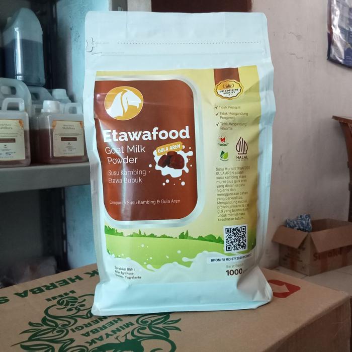 

Susu Kambing Etawa Bubuk ETAWAFOOD 1kg Rasa Gula Aren & Original Etawafood Goat Milk Powder bubuk