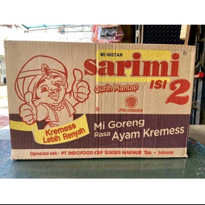 

Sarimi Goreng Isi 2 / 1 Dus / 24 Pcs / Ayam kecap / ayam kremes Mie Food Noodles