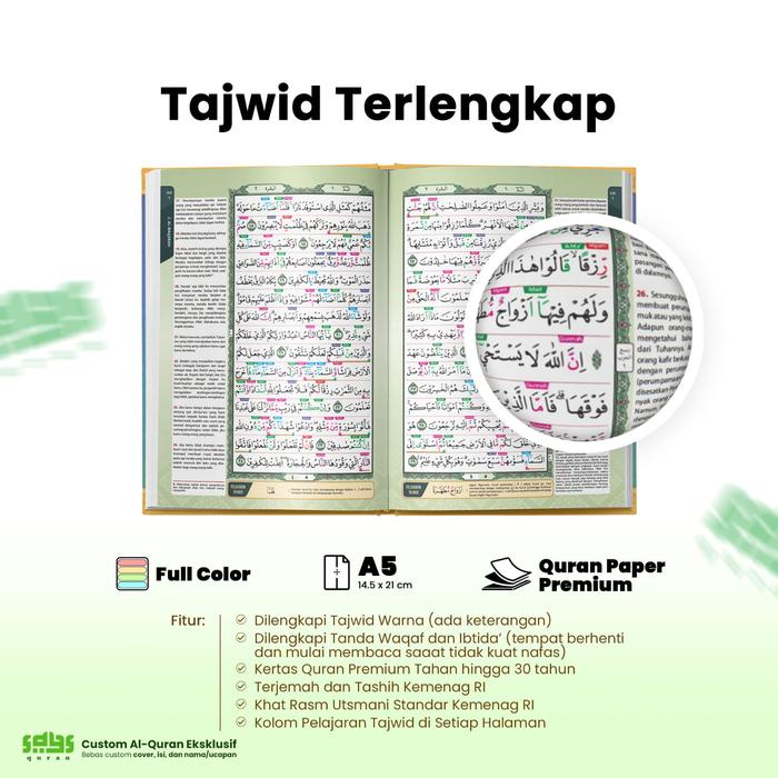 

Terbaru!! (A5) Alqosbah Alquran Seri Cover Space Universeukuran Sedang - Al Quran Custom Nama Cod