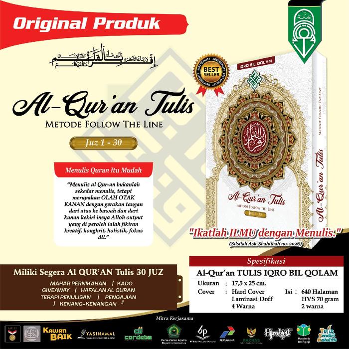 

Produk Terbaru Al Qur'An Tulis 30 Juz Original Bonus Juz Amma / Juz 30 Quran Full Cod