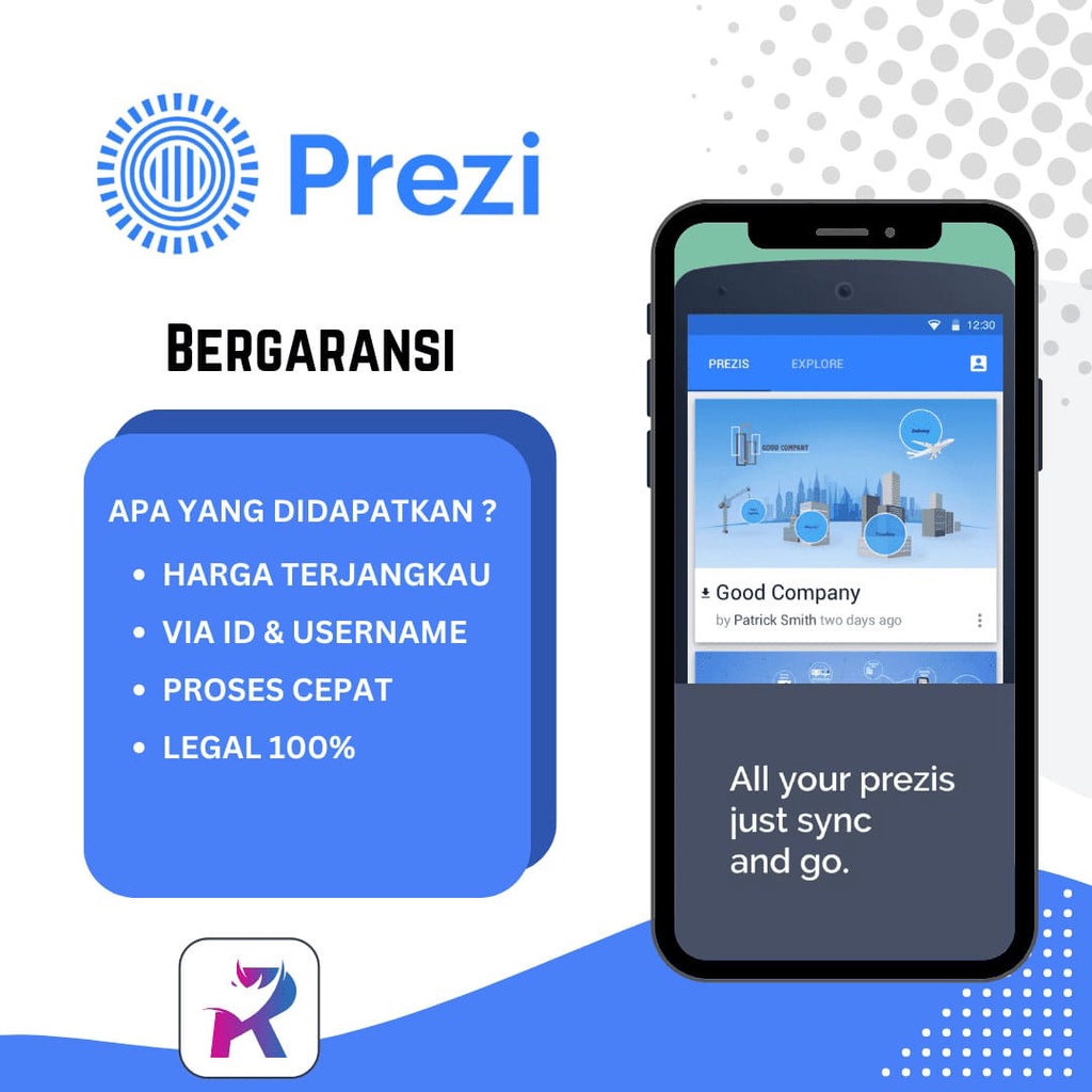Prezi Premium 1 Tahun Private Akun ( Standard, Plus, Business )