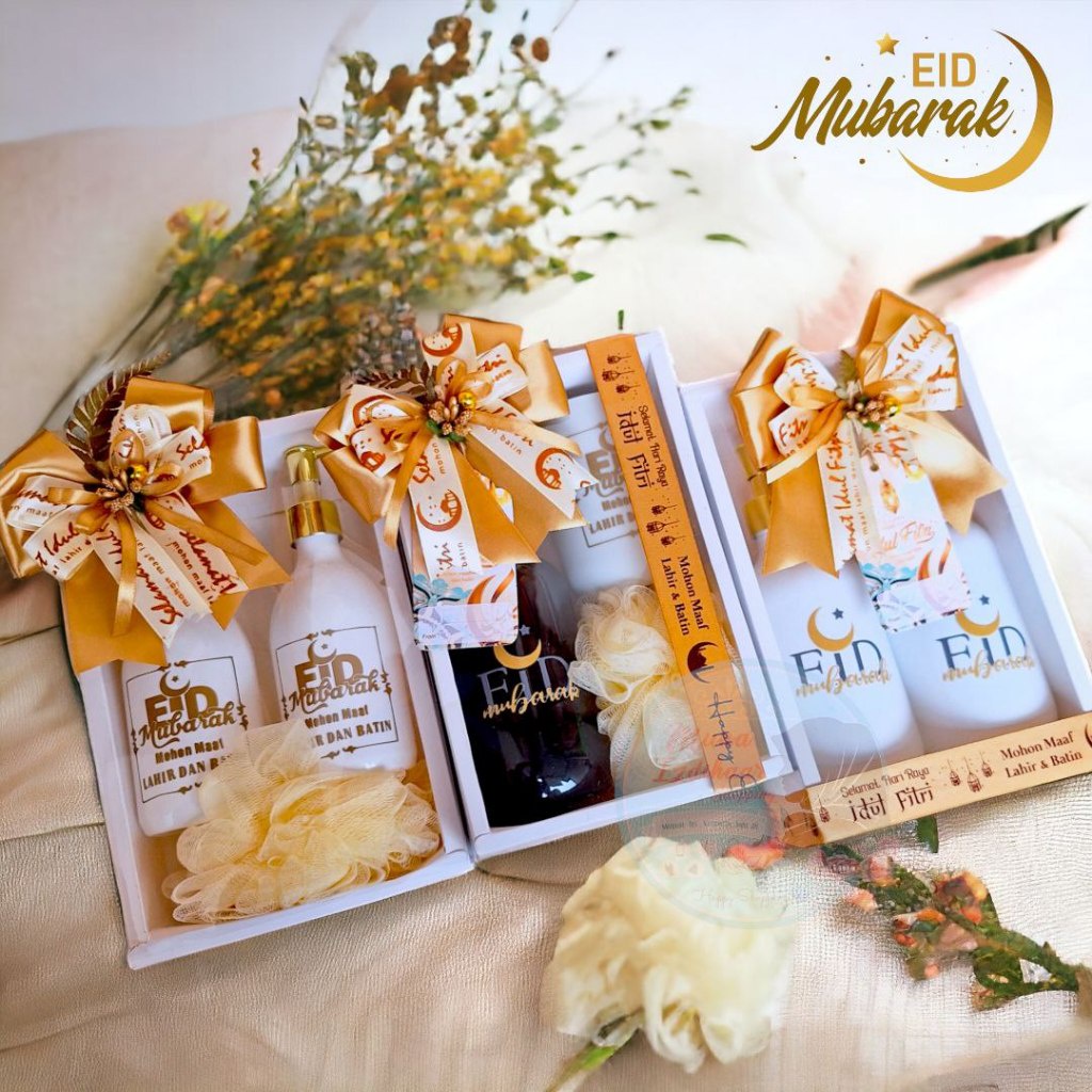 

CUCI GUDANG READY ! Hampers Lebaran 2025 Botol Refill Aesthetic ISI 2 Botol / HAMPERS EID MUBARAK /