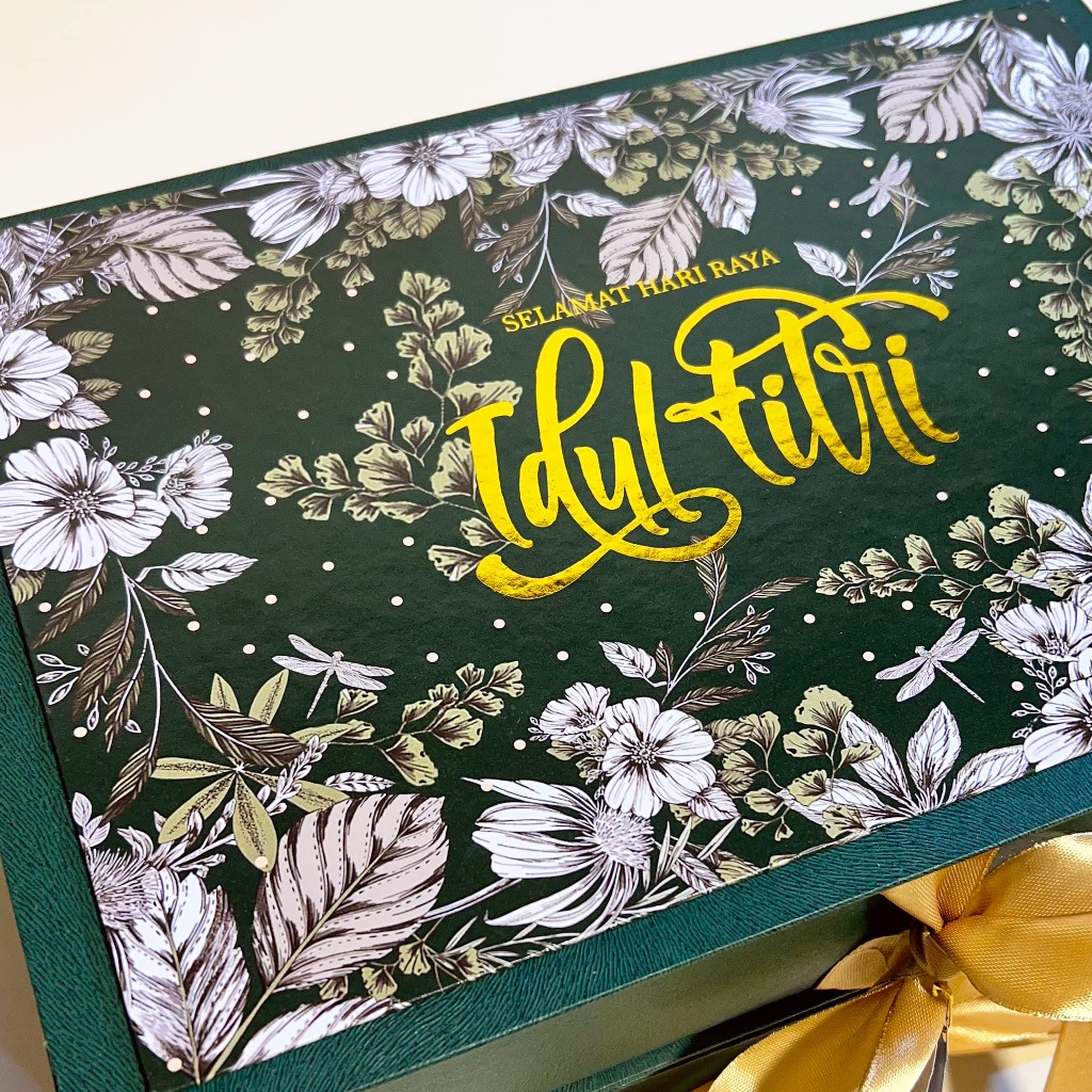 

BEST SALE Hampers Lebaran Kue Kering Hard Box Flower Edition / Parcel Idul Fitri