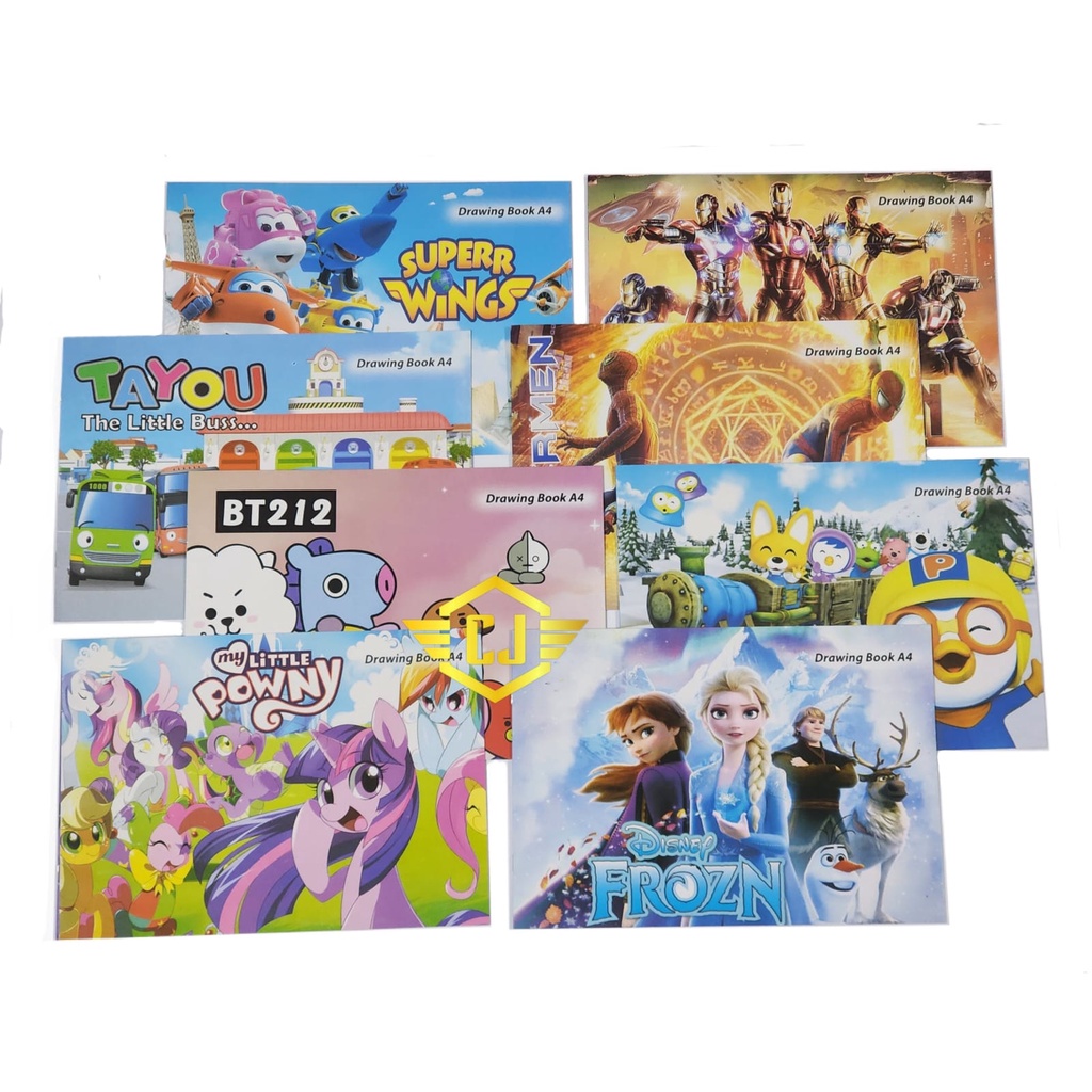 

Gratis Ongkir 1 Pak / 10 Buku Gambar / Drawing Book Jenia A4 8'S