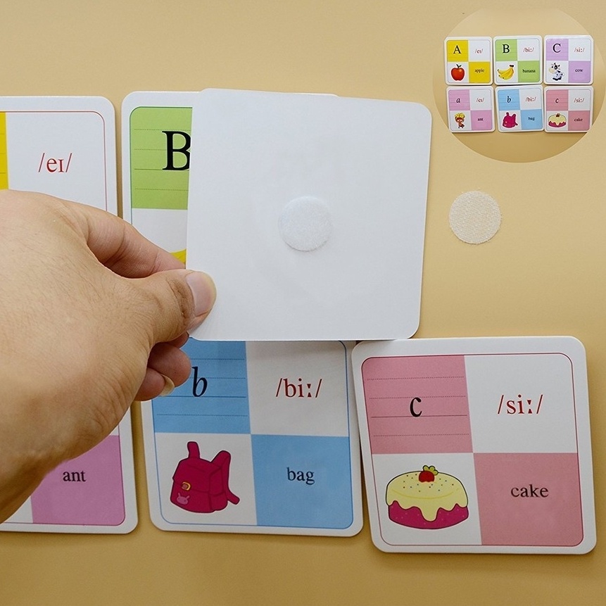 

Awet [10Mm] 100 Pairs Sticker Perekat Hook Loop Bulat Busy Quiet Book Double Side Stiker Prepet