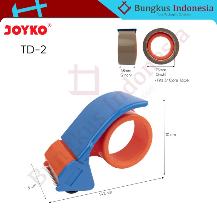 

TAPE CUTTER / DISPENSER JOYKO (PEMOTONG LAKBAN / ISOLASI)