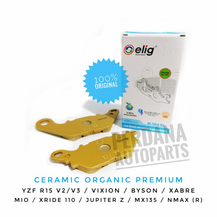 TOP PAKET KAMPAS REM NMAX / NEW NMAX 2020 DEPAN BELAKANG JAMIN ASLI ELIG -