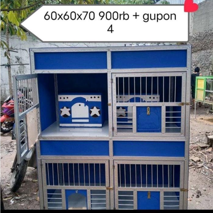 kandang burung merpati dara macan gupon bupon 4 pintu 4 gupon by berkah kurung creative DiskonJual