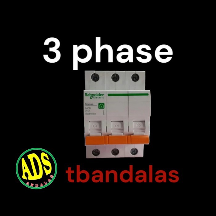 HARGA DISC - Mcb 3 Phase Schneider Merlin Gerin 6a 10a 16a 20a 25a 32a 40a 50a 63a