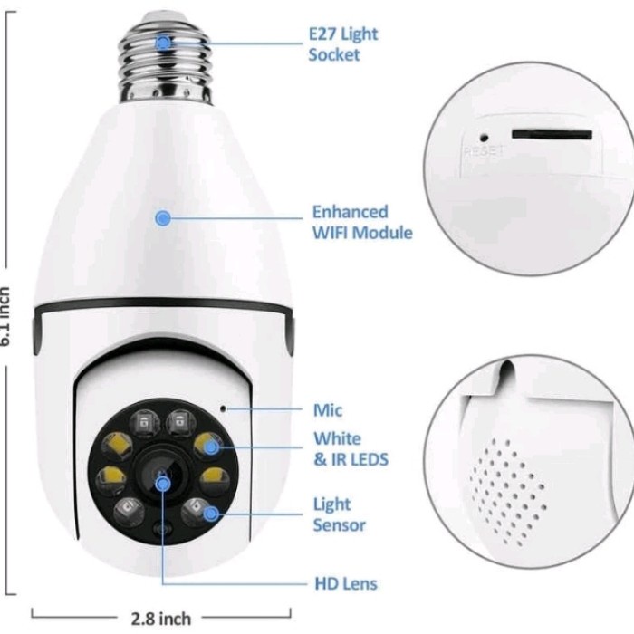 SPC CAMERA CCTV BOHLAM WIFI - PUTIH