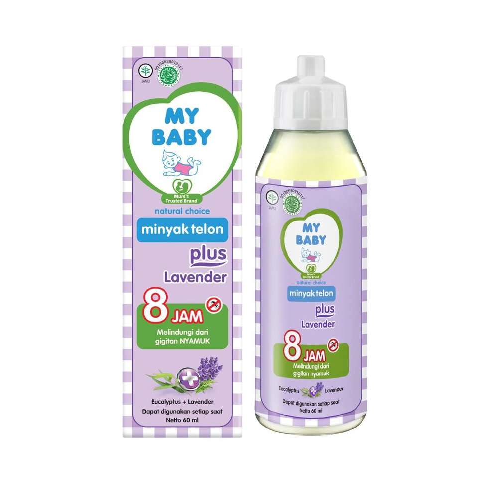 MY BABY MINYAK TELON PLUS LAVENDER 60ML - RAJA SUSU