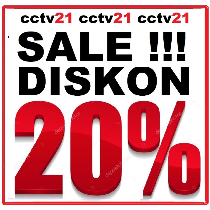Paket Lengkap 4 CCTV High Tech 2MP+DVR 4CH 5MP+Monitor 10"+KB 40M+HDD
