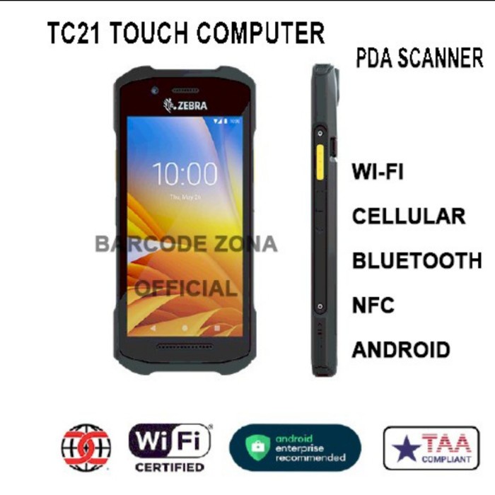 BARCODE SCANNER PDA MOBILE ZEBRA TC21 TOUCH COMPUTER ANDROID **