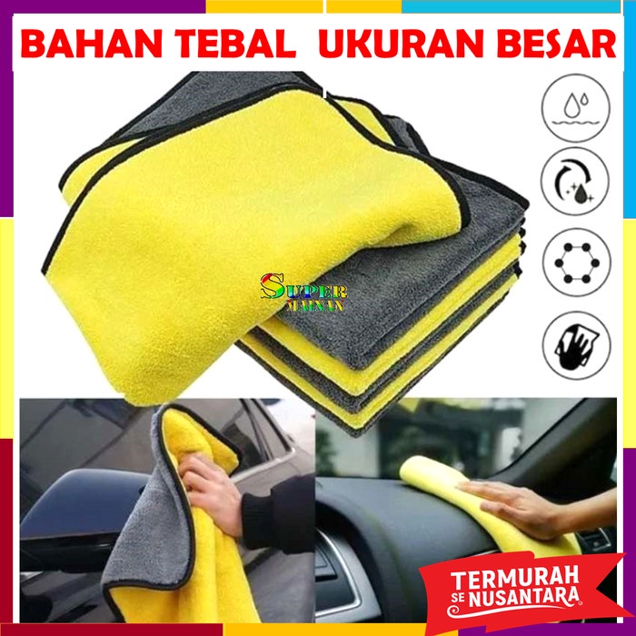 Product Laris Kain Lap Microfiber Lap Mobil Jumbo Motor Dapur Sepeda Murah Terbaik