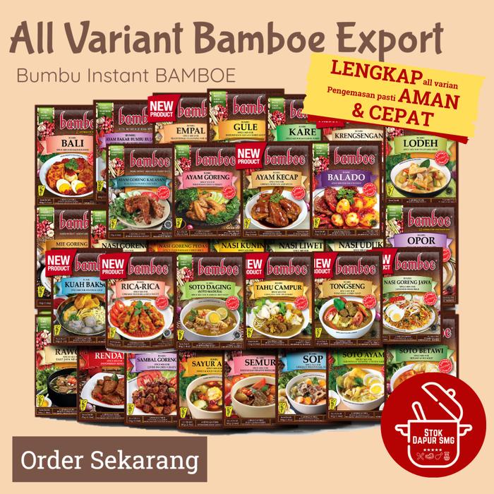 

MURAH Bumbu BAMBOE Masakan Indonesia Bumbu Masak Instan Export Quality All Varian Bumbu Dapur