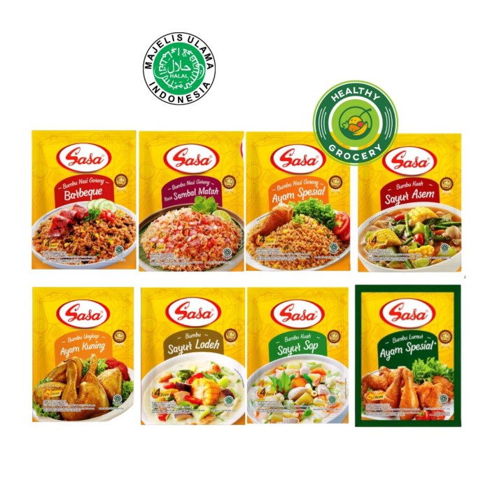 

HEMAT Sasa Bumbu Instan All Varian x 5 Sachet