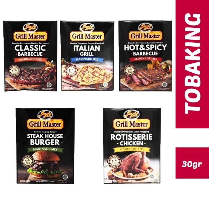 

BERKUALITAS Jays Grill Master Marinade Mix - Bumbu Perendam Jay's