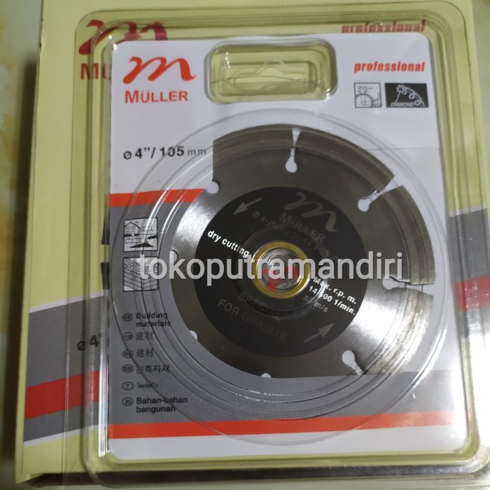 Laris Mata Pisau Potong Granit Muller / Diamond Wheel Muller 4"