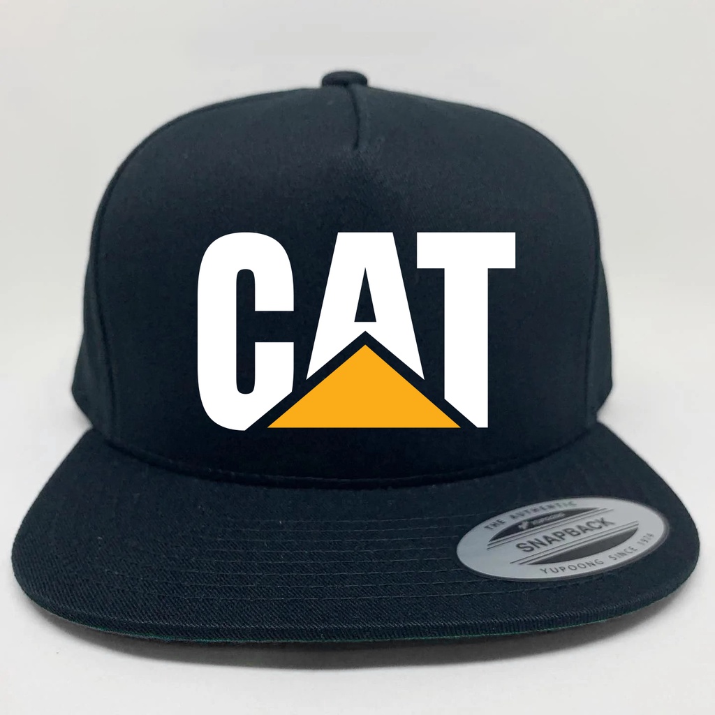 Topi Snapback CAT Caterpillar Logo