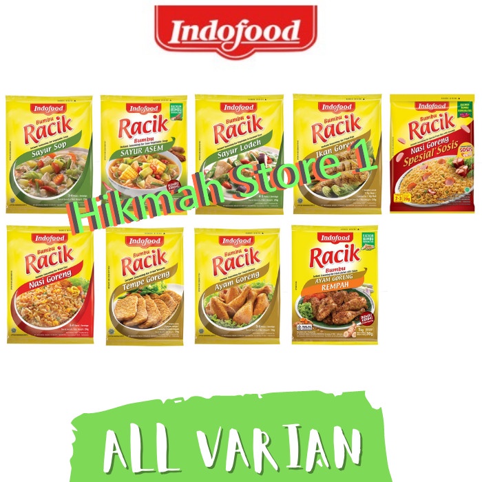

KOMPLIT INDOFOOD bumbu RACIK / bumbu siap saji / bumbu instan murah
