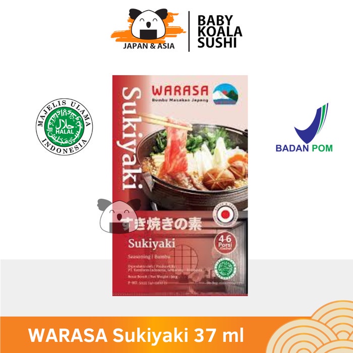 

SPECIAL WARASA Bumbu Sukiyaki Instan 50 g Halal Kuah Sukiyaki