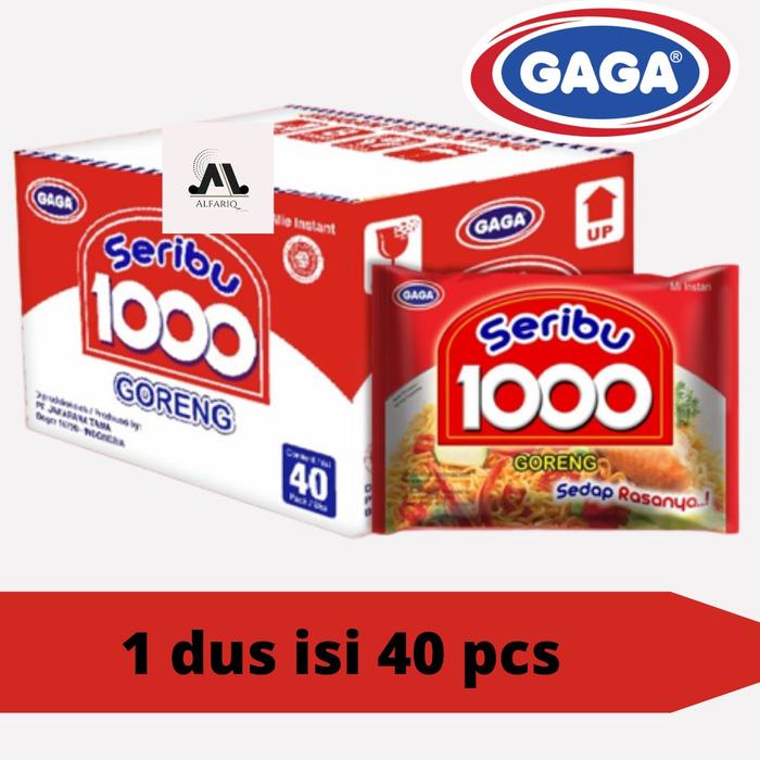 

Wdo - Mie Gaga 1000 Goreng 1 Dus 40Pcs Kemasan 50Gr Instan