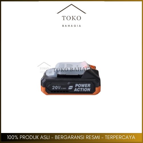 Baterai 20V 2.0A Cordless Battery POWER ACTION LXT Makita Batere Bor
