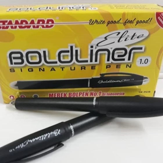 

pulpen boldliner elite 1.0 / pulpen standar elite 1.0