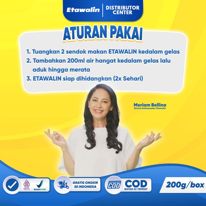 

terbaru !!! etawalin 4 box susu kambing etawa original bpom & halal 200gr untuk masalah tulang &