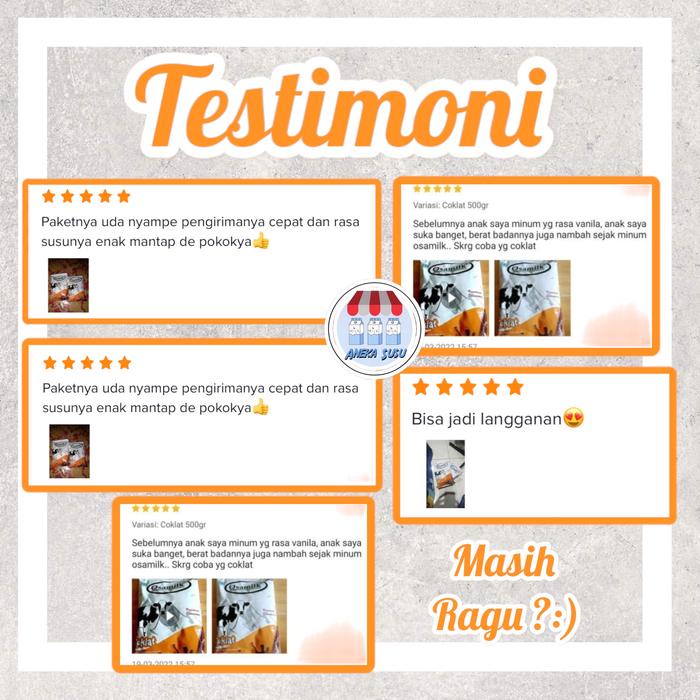 

terbaru !!! [tbs20] susu osamilk 500gr 300gr cokelat vanila ready