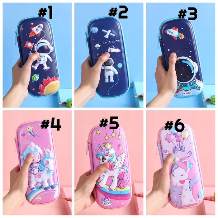 

JTTOP" KOTAK PENSIL 3D TIMBUL KOTAK PENSIL ANAK KOTAK PENSIL KARAKTER KOTAK PENSIL ASTRONOT ALAT