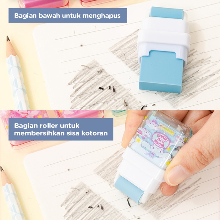

JTTOP" TOKKADO SANRIO PENGHAPUS PENSIL ERASER ANAK SEKOLAH KARAKTER LUCU