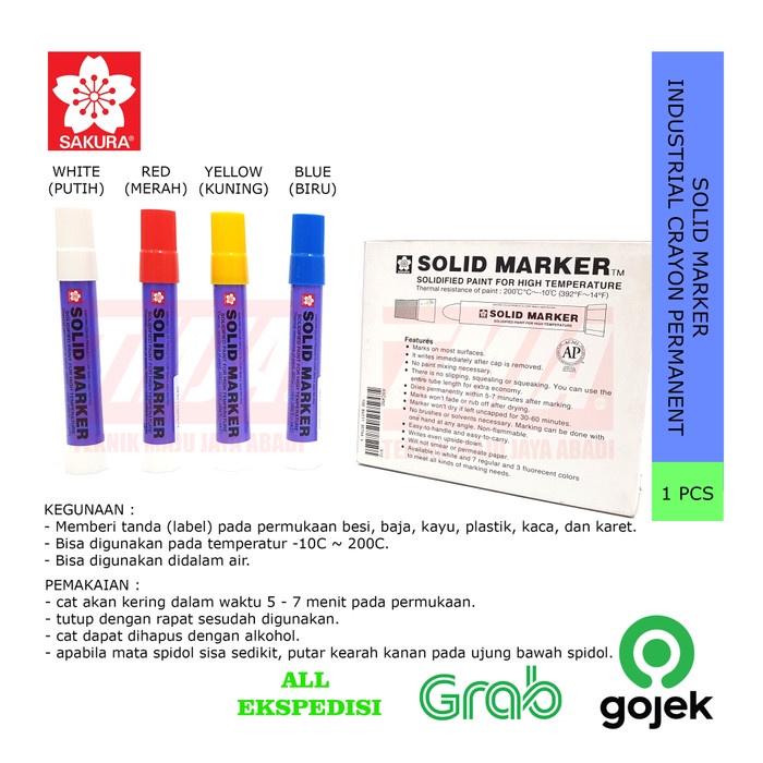 

JTTOP" SAKURA SOLID MARKER SPIDOL PERMANENT PENANDA BESI