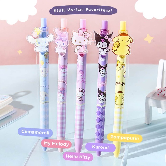 

JTTOP" TOKKADO SANRIO ICHI PEN PULPEN ALAT TULIS ANAK SEKOLAH KARAKTER LUCU