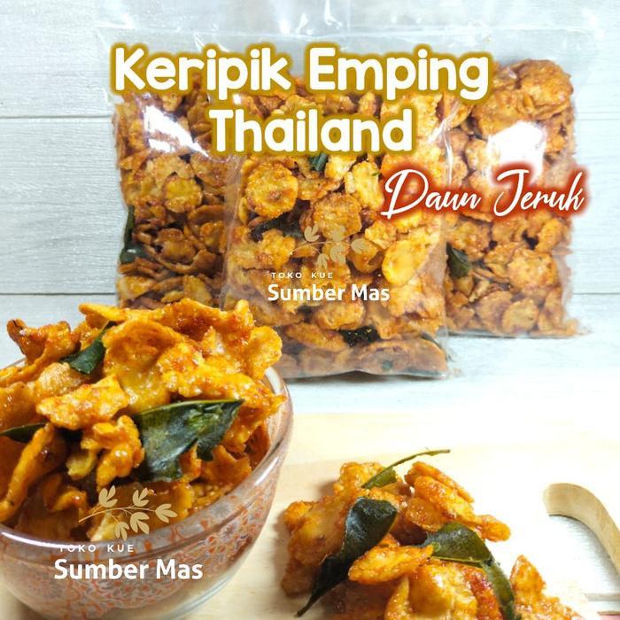 

SALE !!! EMPING MELINJO 250 GR DENGAN DAUN JERUK MPING THAILAND / KUE EMPING READYY