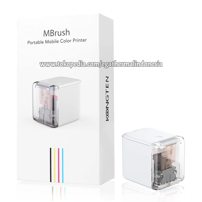 Portable Printer Mbrush Thermal Inkjet mini Princube indiegogo copy