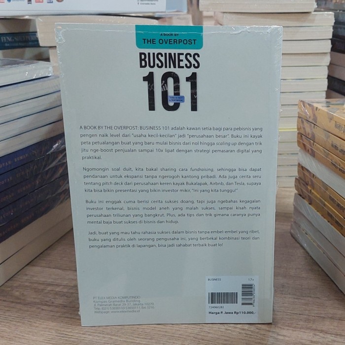 

SALE !!! BUKU A BOOK BY THE OVERPOST : BUSINESS 101_10+ YEARS PRACTICAL LESSONS THAT SCHOOLS DON`T