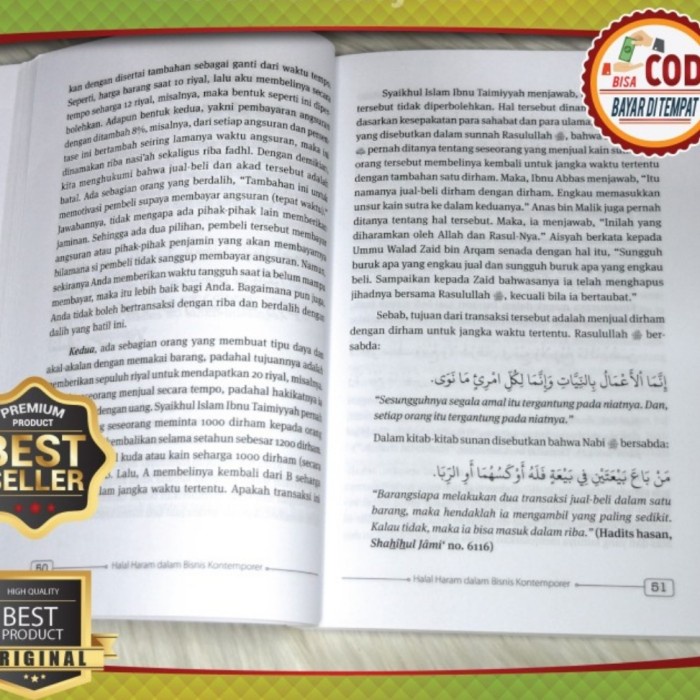 

SALE !!! BUKU HALAL HARAM DALAM BISNIS KONTEMPORER ORIGINAL READYY