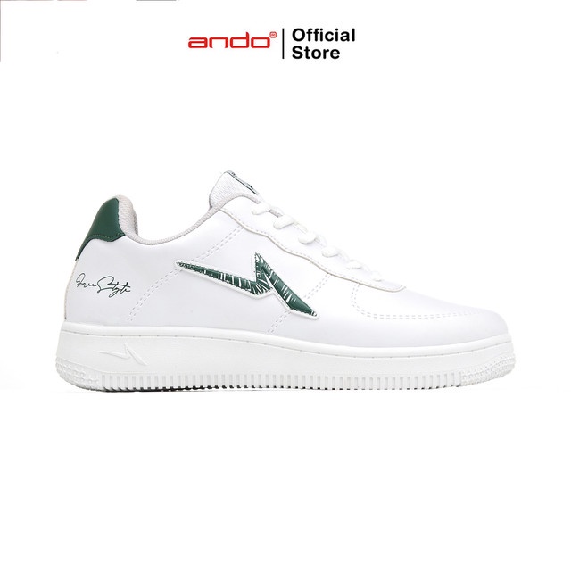 Ando Official Sepatu Sneakers Curtiz Duo Pria Dewasa - Putih/Hijau