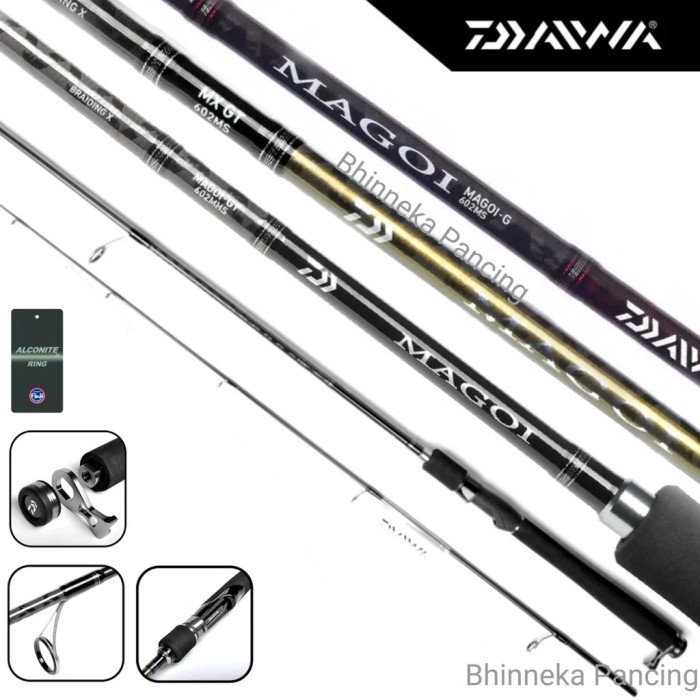 Joran Daiwa MAGOI-G MX 562 602 Galatama Rod Ikan Mas Bawal L