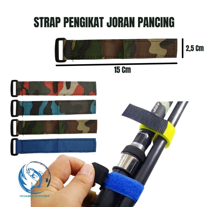 Strap Pengikat Joran Pancing Pengikat Kabel Carger Tali Serbaguna