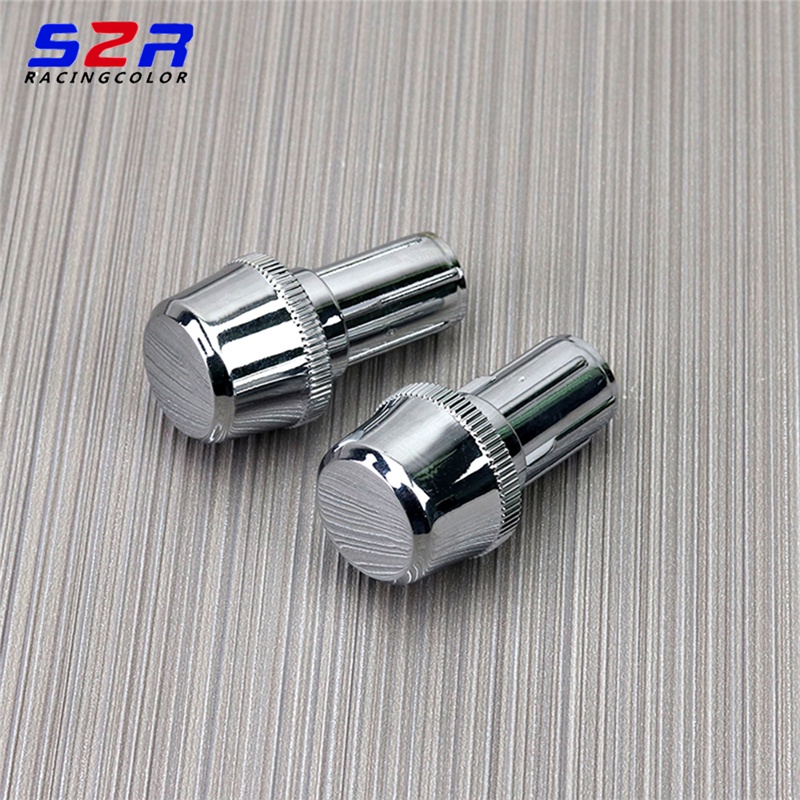 BARU 22MM Handlebar Grips Handle Bar Cap End Plugs For YAMAHA Ybr125 Fjr 1300 Xjr1300 XT660 YZ250 WR