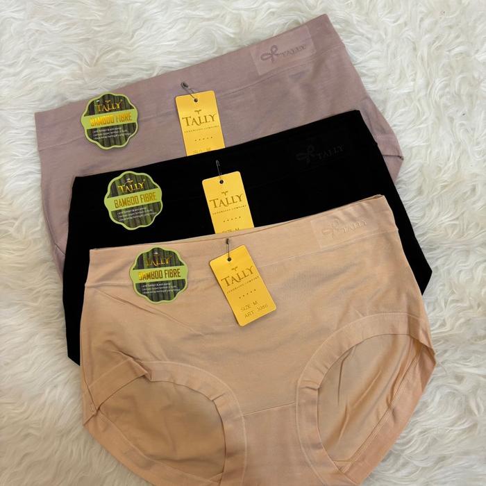 Promo Terlaris CD Wanita Maxi Tally Bamboo Fibre Lusinan Katun Bambu Lembut Ready